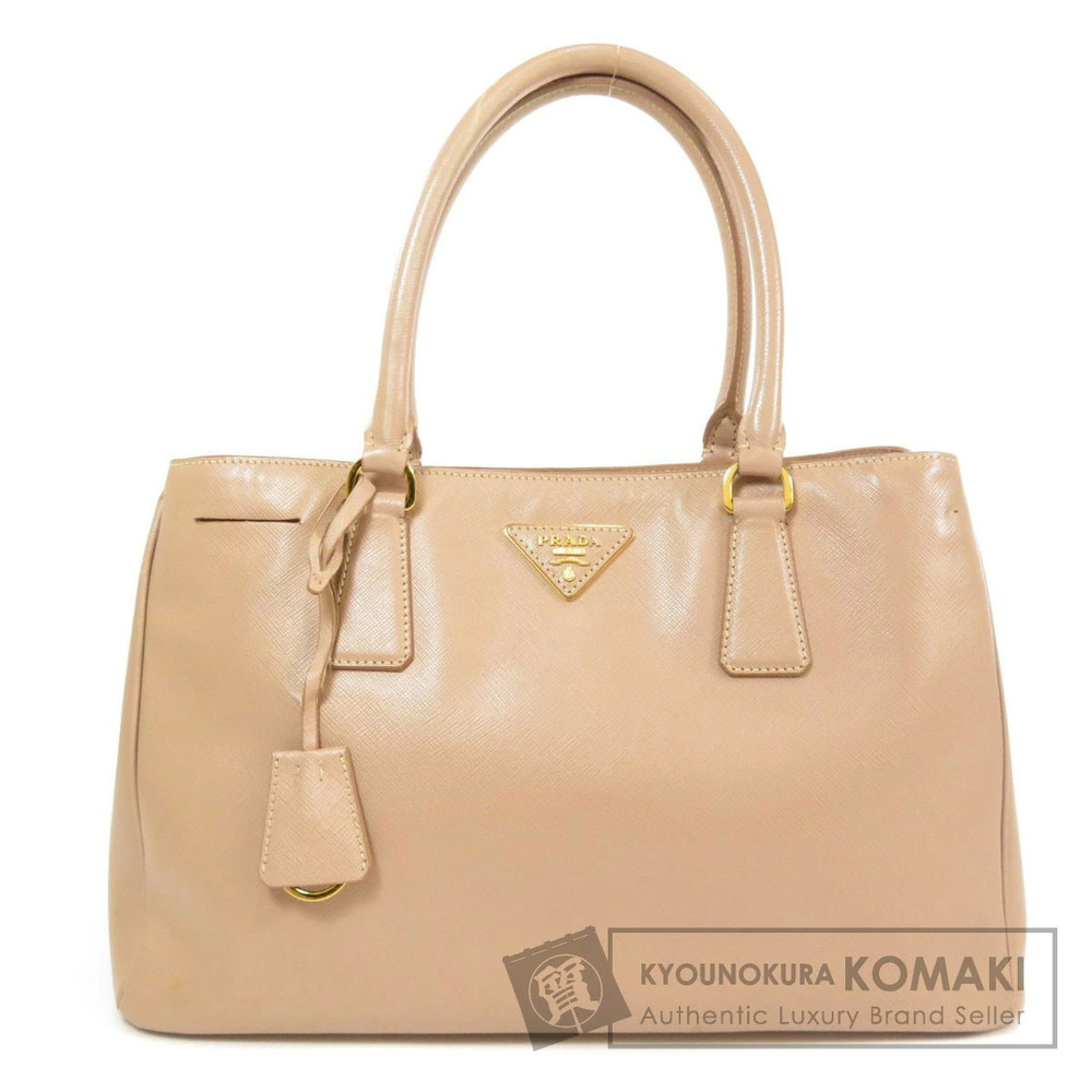 Prada Galleria handbag beige Saffiano leather Pink
